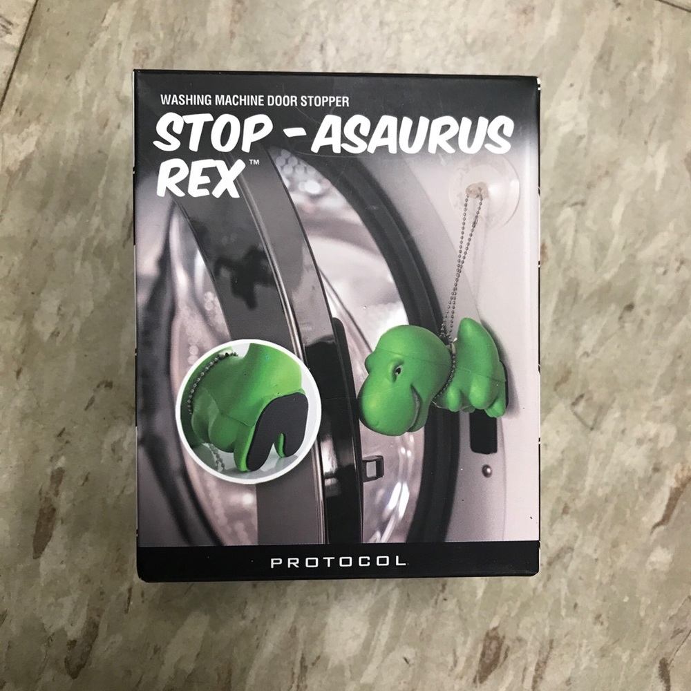 STOP ASAURUS REX WASHING MACHINE DOOR STOPPER 4”